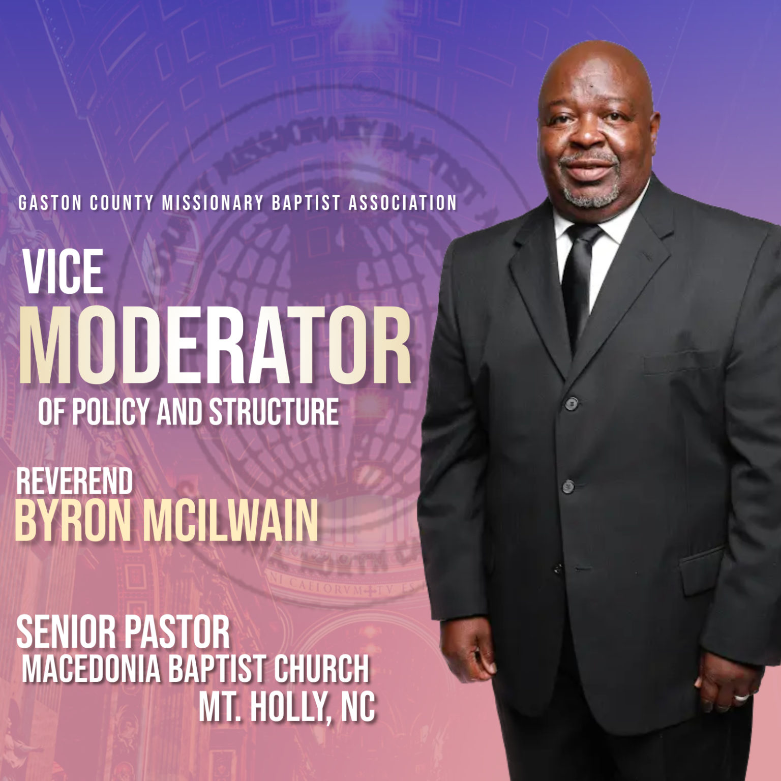 Vice Moderators - Gaston County MB Association